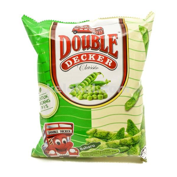 Double Cracker DOUBLE DECKER GREEN PEAS CRACKER SNACK PACK 65G - Kelokal.com