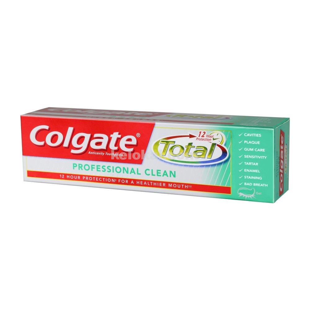 Colgate Professional Toothpaste COLGATE TOTAL PROFESSIONAL CLEAN GEL 12 HOUR PROTECTION TOOTHPASTE 150G ...