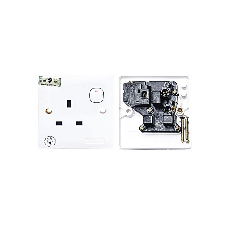 13A SINGLE SWITCH SOCKET OUTLET - Kelokal.com